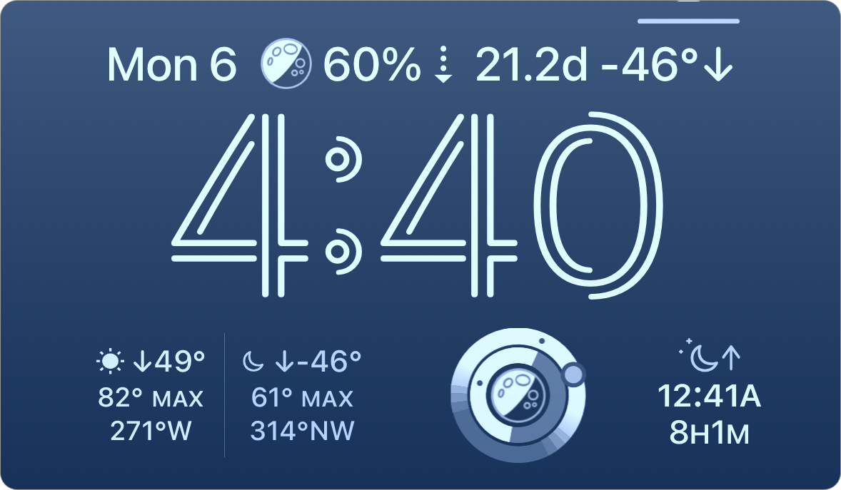 Lock Screen Widget Screenshots